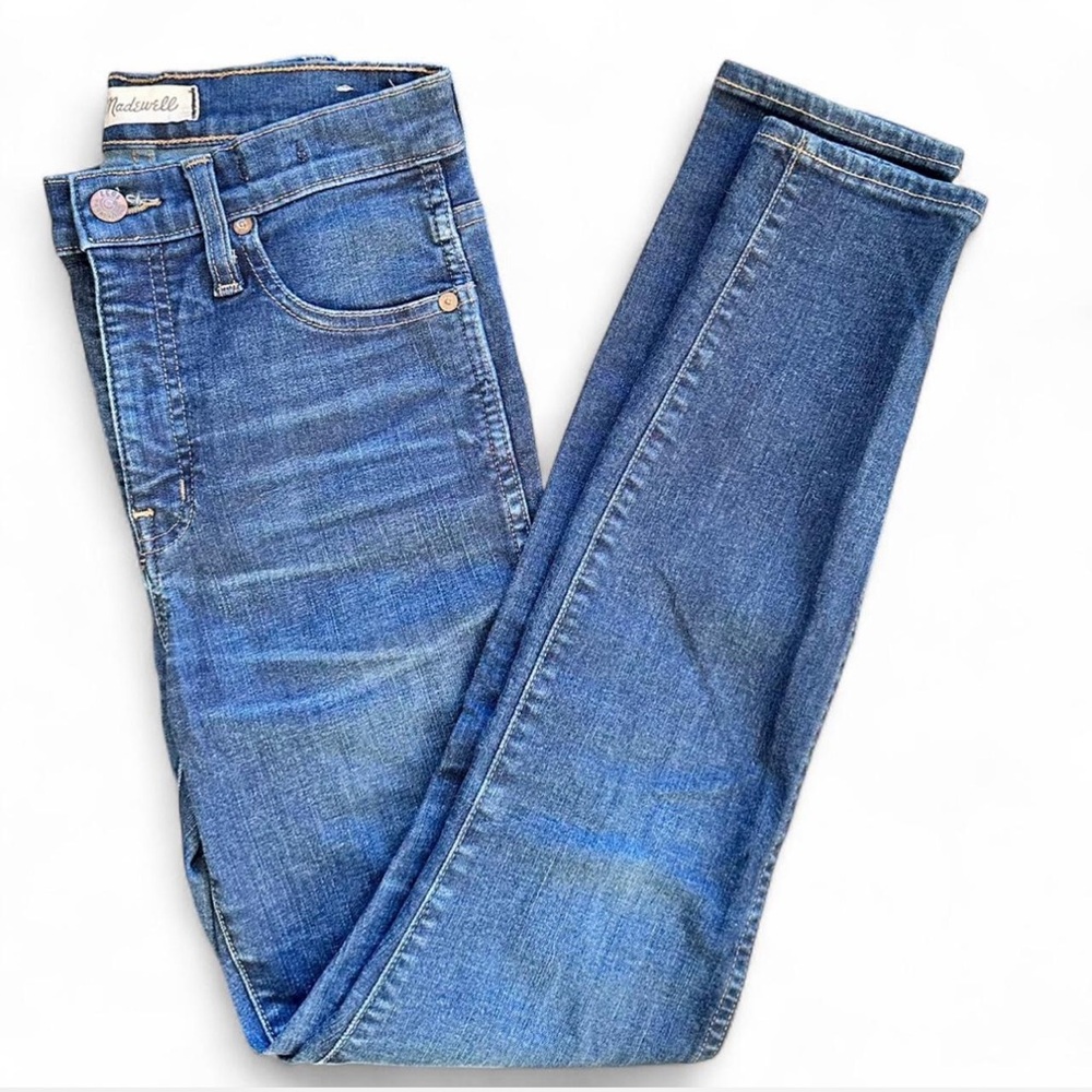 MADEWELL 10” High Riser Skinny Skinny Jean Finished Hem — 25